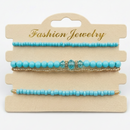 Urthn Elegant Layered Beads Bracelet Combo for Women(Pack of 3)