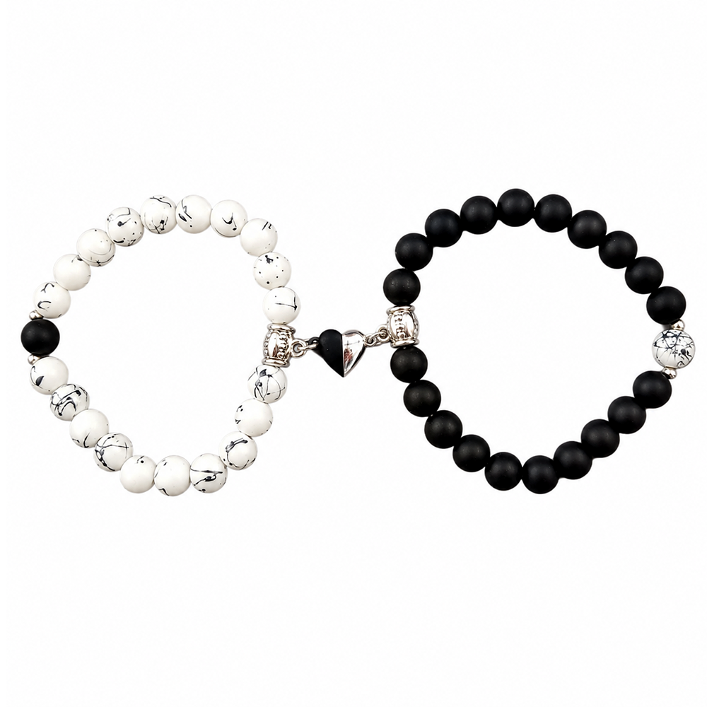 Urthn Eternal Bond Magnetic Couple Bracelet Set (Set of 6)