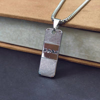 Urthn Silver Plated Ram Chain Pendant - 1404626 (Pack Of 6)