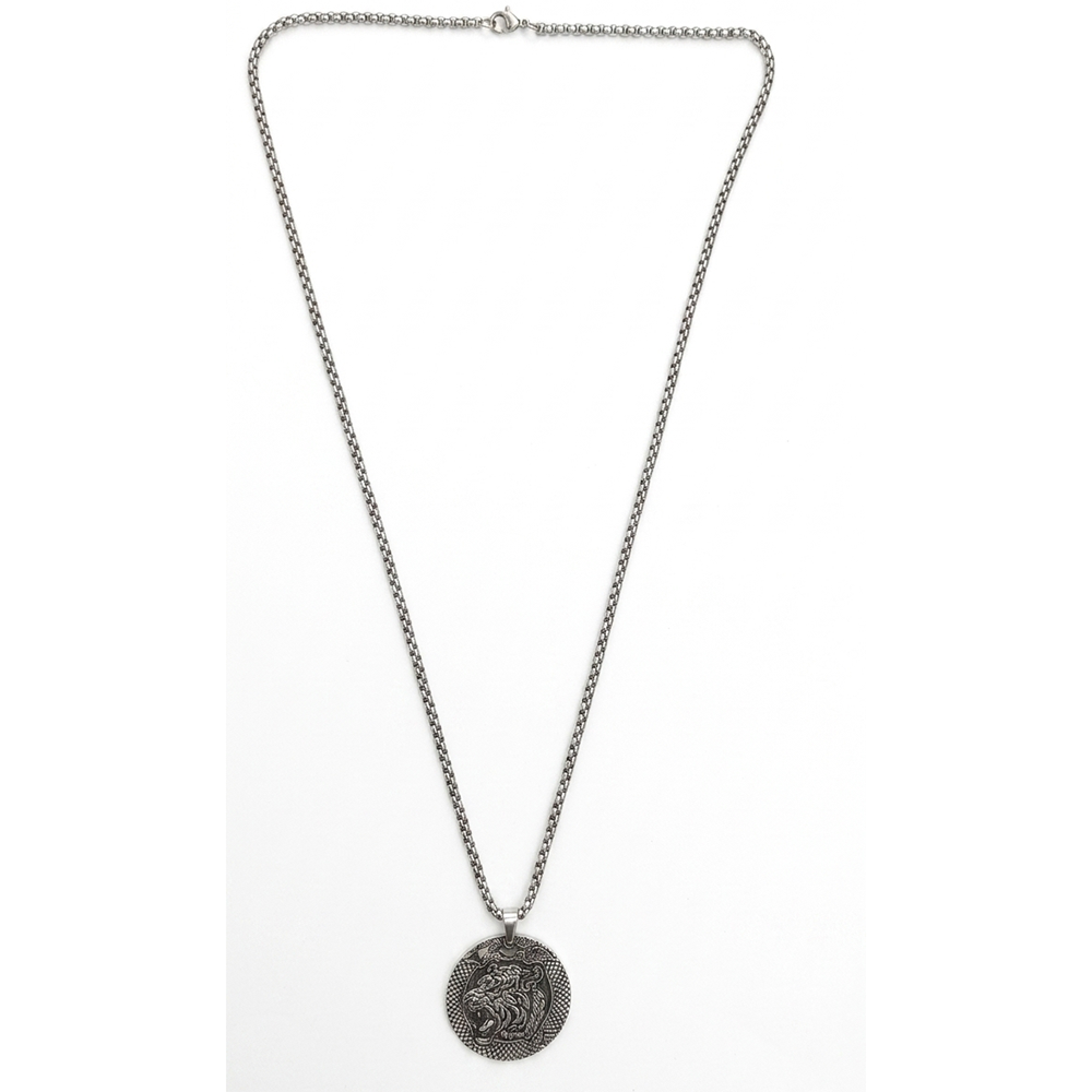 Urthn Roaring Tiger Pendant Necklace for Men(Pack of 6)