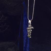 Urthn Silver Chain  Hanuman  Pendant for Men (Pack Of 6)