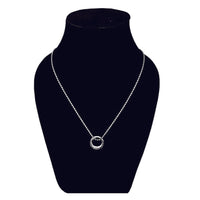 Urthn Round Shape Circle Ring Chain Pendant (Pack Of 6)