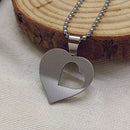 Urthn Heart Shaped Chain Pendant For Men And Women (Pack Of 6)