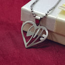 Urthn Heart Shaped Love Chain Pendant (Pack Of 6)