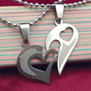 Urthn Heart Shape " I LOVE YOU " Chain Pendant- 1404877 (Pack Of 6)