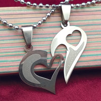 Urthn Heart Shape " I LOVE YOU " Chain Pendant- 1404877 (Pack Of 6)