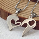 Urthn Heart Shape " I LOVE YOU " Chain Pendant- 1404877 (Pack Of 6)