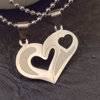 Urthn Heart Shape " I LOVE YOU " Chain Pendant- 1404877 (Pack Of 6)