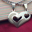 Urthn Heart Shape " I LOVE YOU " Chain Pendant- 1404877 (Pack Of 6)