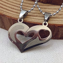 Urthn Heart Shape " I LOVE YOU " Chain Pendant- 1404877 (Pack Of 6)