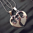 Urthn Heart Shape " I LOVE YOU " Chain Pendant- 1404878 (Pack Of 6)