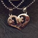 Urthn Heart Four Leaf Love Chain Pendant- 1404886 (Pack Of 6)