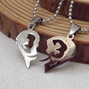 Urthn Heart Four Leaf Love Chain Pendant- 1404886 (Pack Of 6)