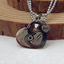 Urthn Heart Shape Love Chain Pendant- 1404888 (Pack Of 6)