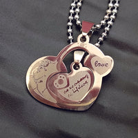 Urthn Heart Shape Love Chain Pendant- 1404888 (Pack Of 6)