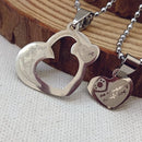 Urthn Heart Shape Love Chain Pendant- 1404888 (Pack Of 6)