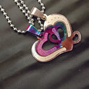 Urthn Heart Shape Chain Pendant- 1404891 (Pack Of 6)