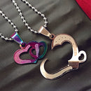 Urthn Heart Shape Chain Pendant- 1404891 (Pack Of 6)