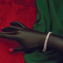 Urthn Silver Plated Crystal Stone Bracelet