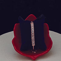 Urthn Rose Gold Plated Crystal Stone Bracelet