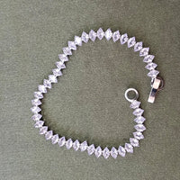 Urthn Silver Plated AD Stone Bracelet