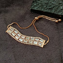 Urthn Rose Plated AD Stone Bracelet