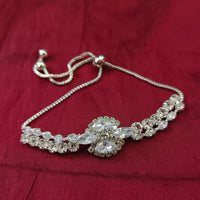 Urthn Silver Plated AD Stone Bracelet