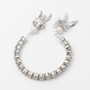 Urthn Silver Plated Sparkling Austrian Stone Bracelet For Women(Pack of 6)
