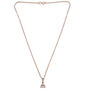 Urthn Triangle Shaped  Chain Pendant(Pack of 12)