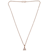 Urthn Triangle Shaped  Chain Pendant(Pack of 12)