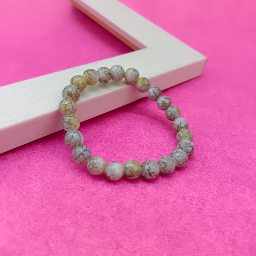 Urthn Brown Glass Beads Bracelet