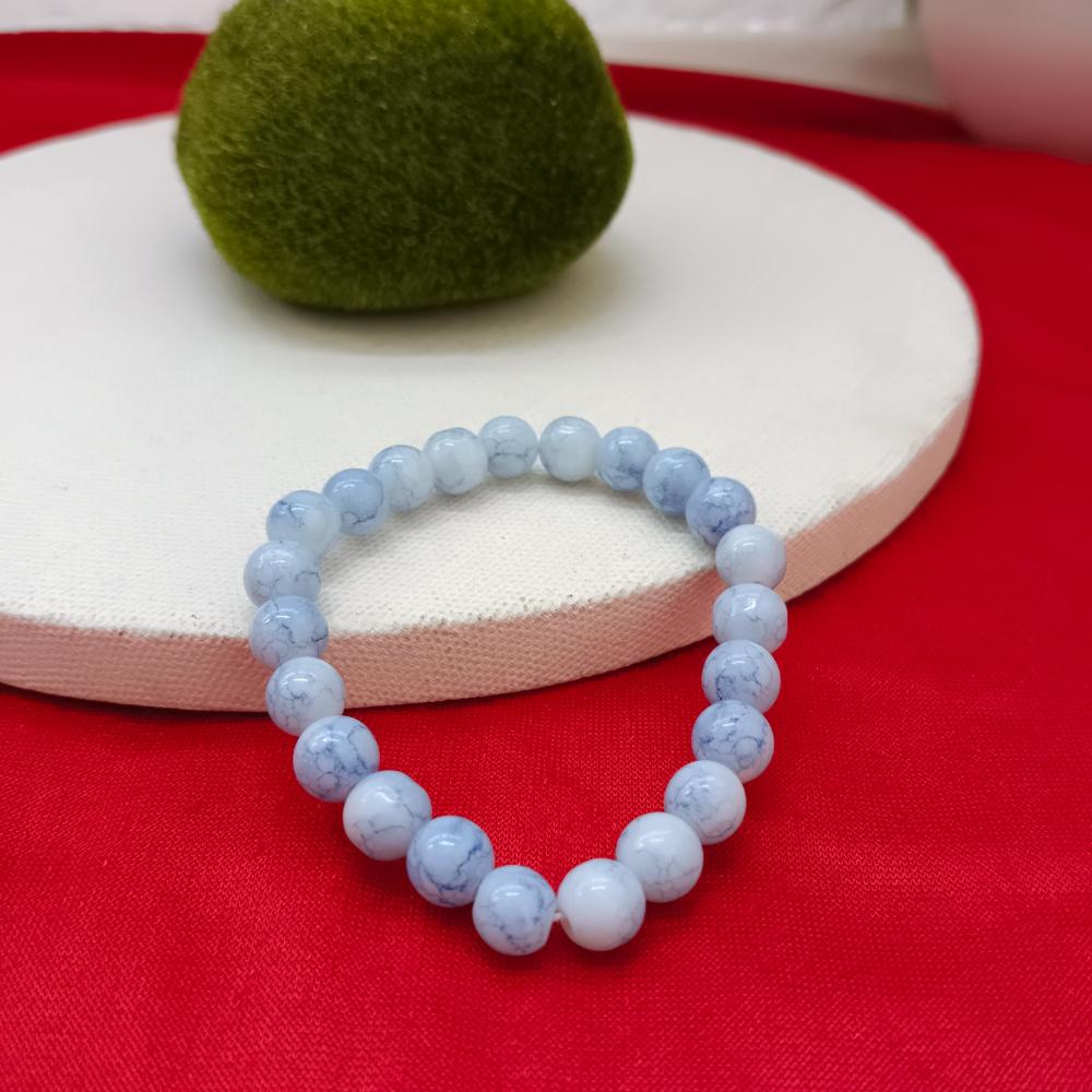 Urthn Blue Glass Beads Bracelet