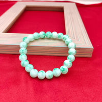 Urthn Light Green Glass Beads Bracelet