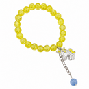 Urthn Crackle Beads And Charms Stylish Bracelets For Kids  (Set of 6)