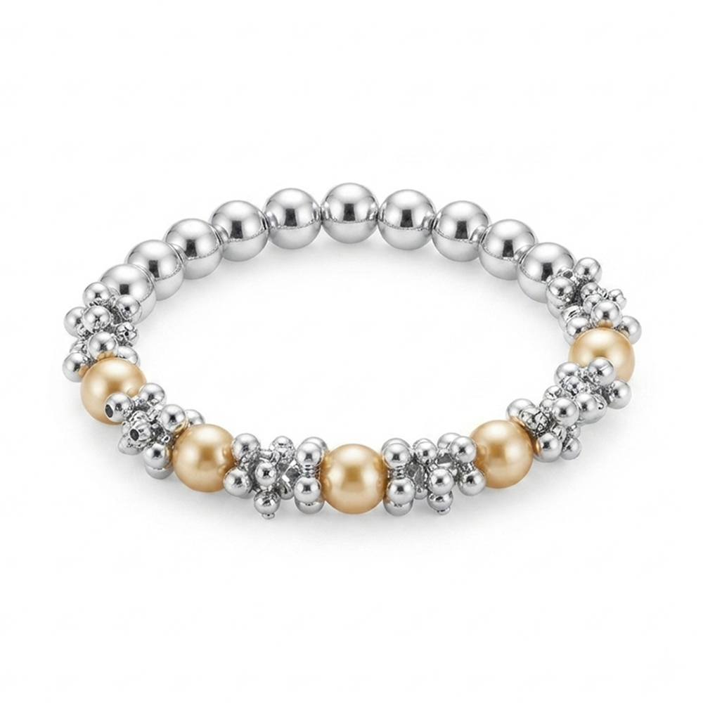 Urthn 2Tone Beads Stylish Bracelets for Women