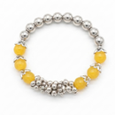 Urthn Yellow Beads Stylish Bracelets for Women