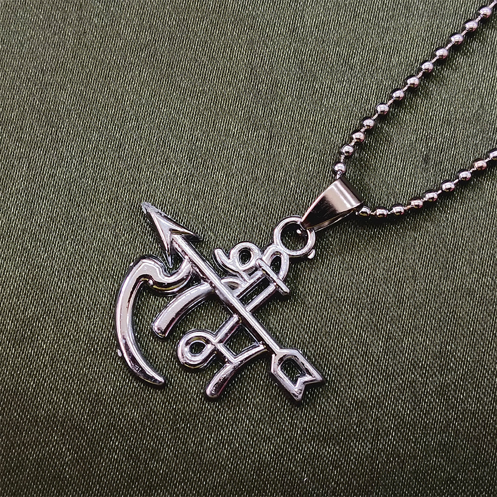 Urthn " Shree Ram " Silver Chain Pendant (Pack Of 6)