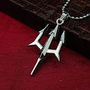 JewelMaze Trishul  Chain Pendant For Men