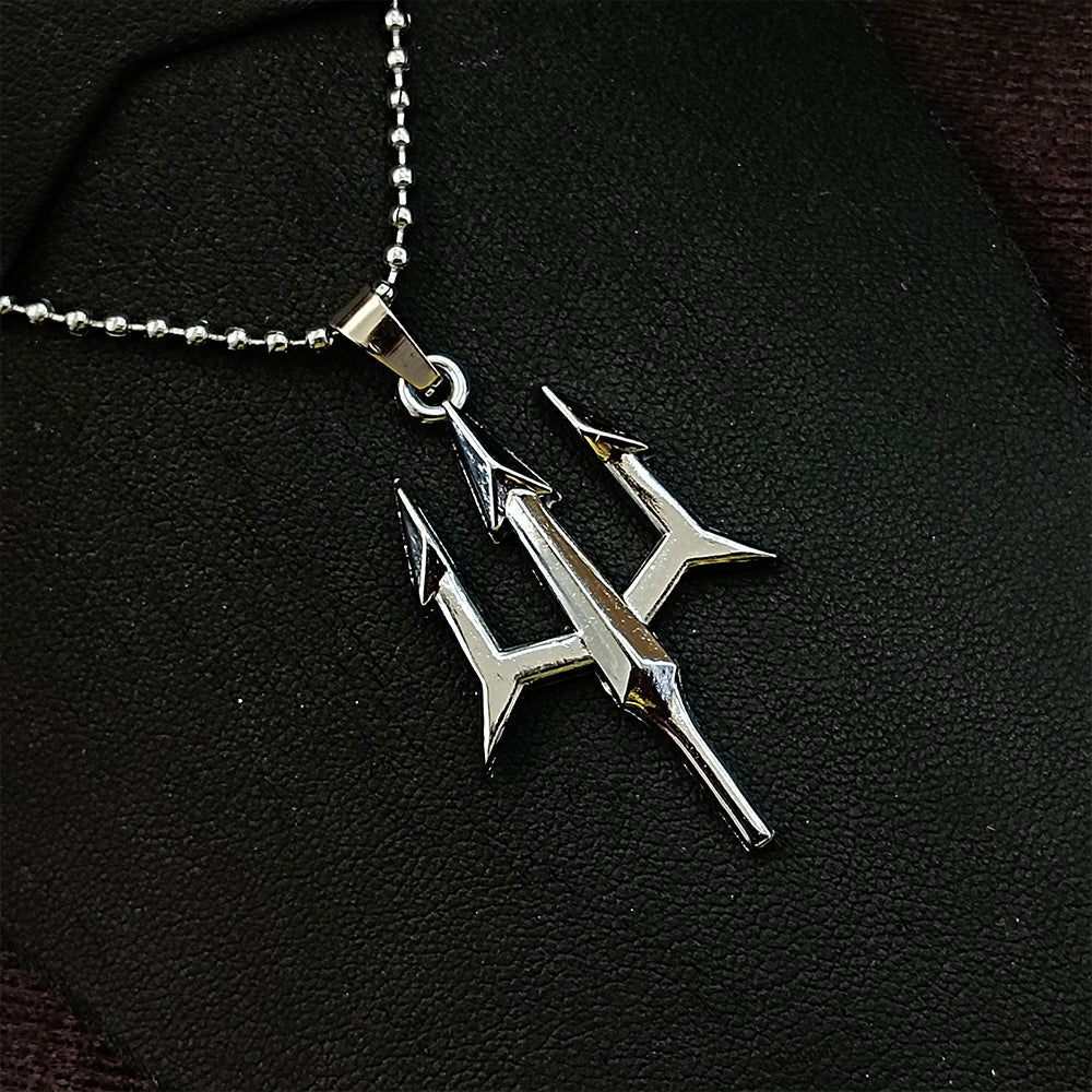 Urthn Trishul  Chain Pendant For Men