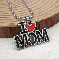 Urthn " I Love Mom " Chain Pendant