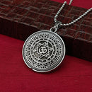JewelMaze Sudarshan chakra Yantram Chain Pendant