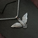 JewelMaze Winged Eagle Chain Pendant For Men and Women