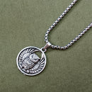 JewelMaze Owl Chain Pendant For Men