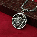 Urthn Owl Chain Pendant For Men