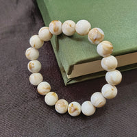 Urthn Brown Glass Beads Bracelet (Pack Of 6)