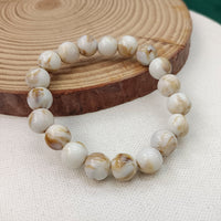 Urthn Brown Glass Beads Bracelet (Pack Of 6)