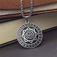 Urthn Unique eight-pointed Seljuk star symbol Chain Pendant (Pack Of 6)