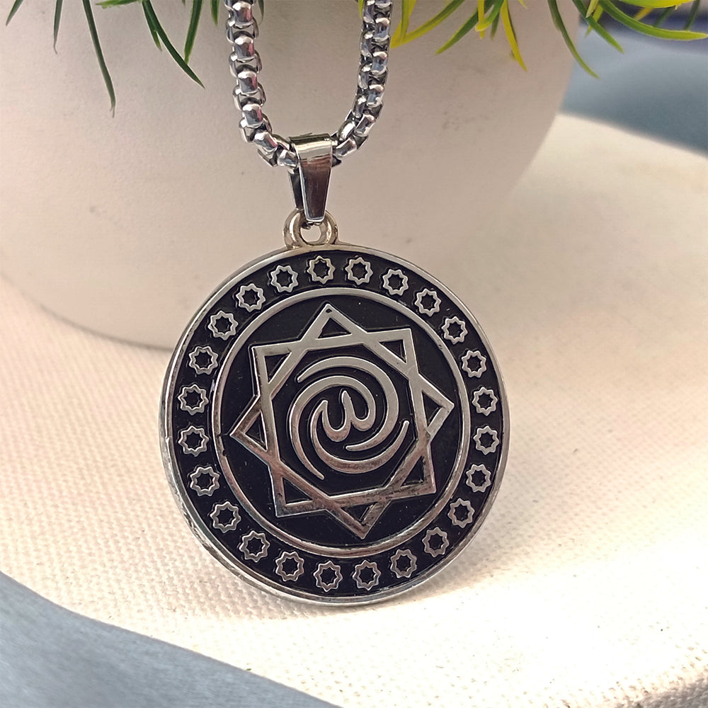 Urthn Unique eight-pointed Seljuk star symbol Chain Pendant (Pack Of 6)