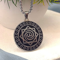 Urthn Unique eight-pointed Seljuk star symbol Chain Pendant (Pack Of 6)