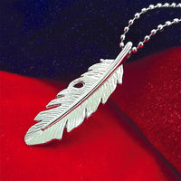 Urthn Stylish Feather chain pendent for men (Pack Of 6)